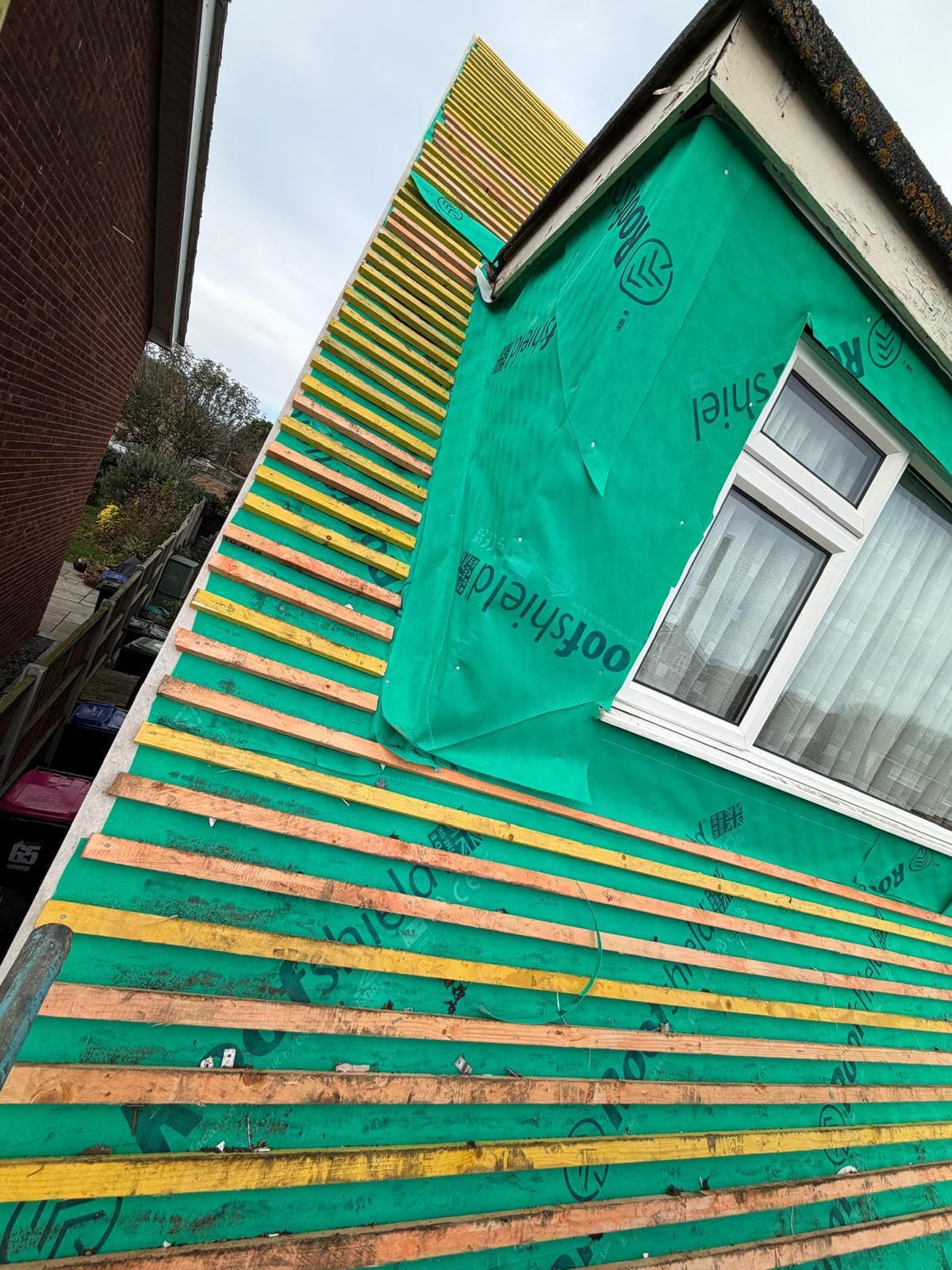Membrane and battens dormer